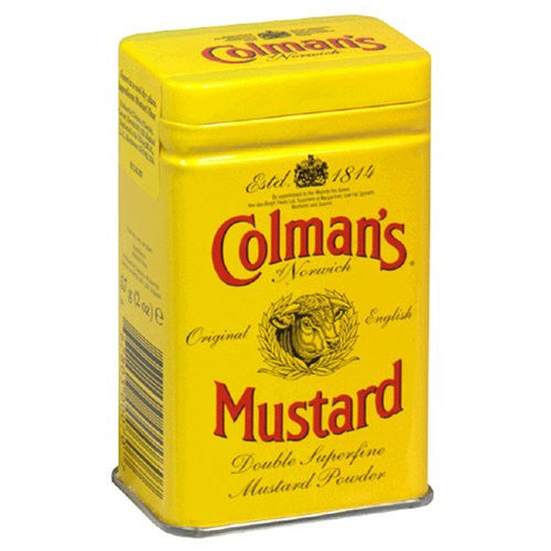 Mustard Powder, Dry English (Colmans) 4 oz (113g)