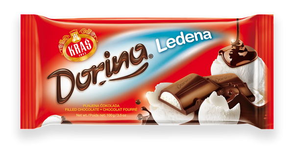 Dorina Ledena Filled Chocolate, 100g (3.5 oz)