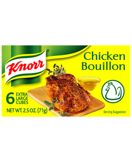 KNORR CHICKEN BOUILLON CUBES