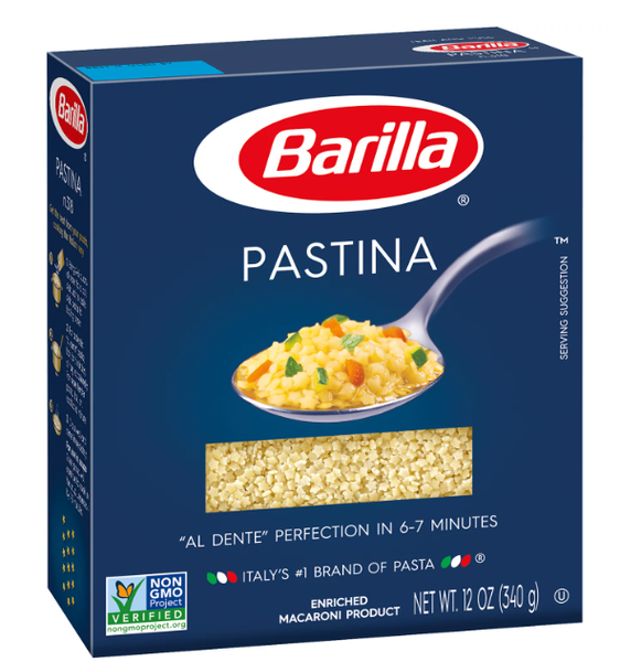 Pastina Pasta (Barilla) 12 oz Foods – Parthenon (340g)