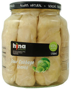pickled cabbage leaves