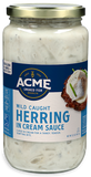 Herring Fillets in Cream Sauce (ACME) 32 oz - Parthenon Foods