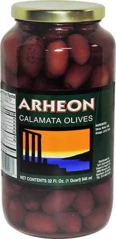 Greek Kalamata Olives (Arheon) 32 oz - Parthenon Foods