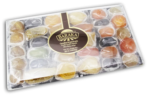 Candied Dried Fruits- Glacés (Baraka), 35 oz (1000g) - Parthenon Foods