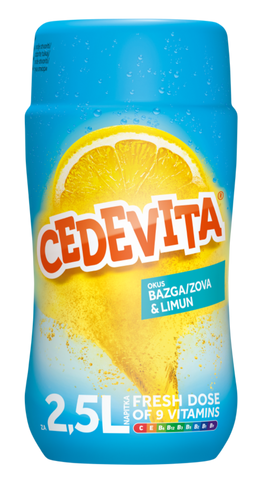 Cedevita Bazga & Limun (Elderflower-Lemon) Vitamin Drink, 200g - Parthenon Foods