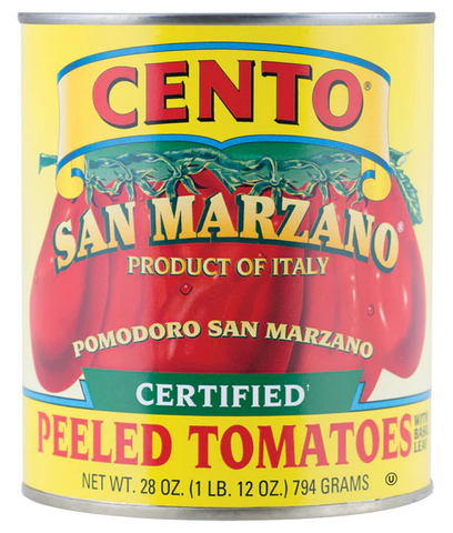 San Marzano Peeled Tomatoes (Cento) 28 oz - Parthenon Foods