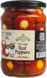 Red Peppers Stuffed with Cheese (Domasen) 580g - Parthenon Foods