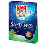 Eva Sardines with Vegetables in Tomato Sauce, 100g (3.5 oz) - Parthenon Foods