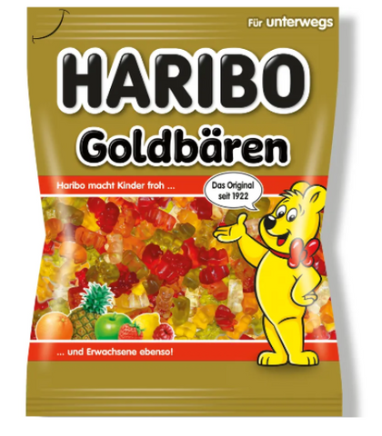 Haribo Gold Bears, Goldbären, 100g - Parthenon Foods