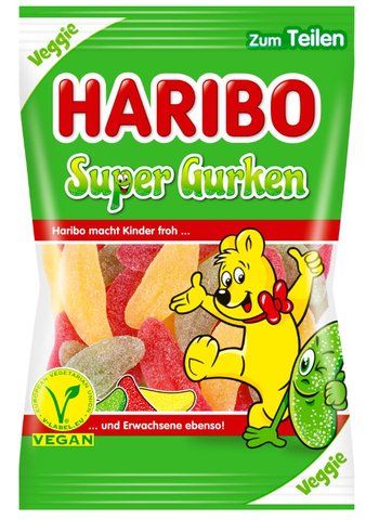 Haribo Super Gurken, 175g - Parthenon Foods