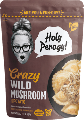 Holy Perogy, Crazy Wild Mushroom with Potato, 1 lb - Parthenon Foods