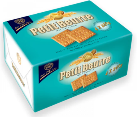 Petit Beurre Biscuit with Butter (Kras) 960g (2.11 lb) - Parthenon Foods