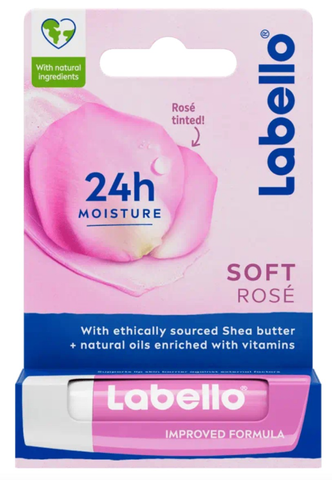 Labello Soft Rose Lip Balm 4.8g - Parthenon Foods