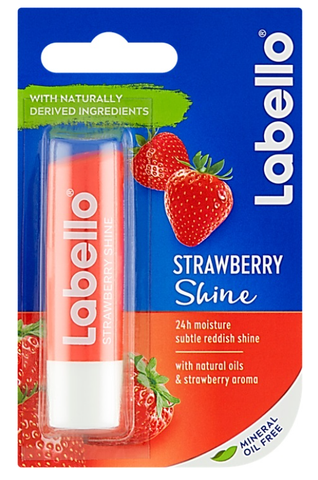 Labello Strawberry Fruity Shine Lip Balm, 4.8g - Parthenon Foods