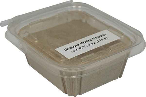 Ground White Pepper (Lipari Spice) 6 oz - Parthenon Foods