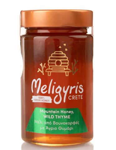 Greek Mountain Honey with Wild Thyme (Meligyris) 450g - Parthenon Foods