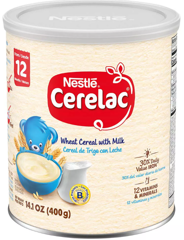 Cerelac, Cereal with Milk (Nestle) 14.1 oz (400g) - Parthenon Foods