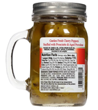 Pepper Delights, Cherry Peppers Stuffed with Prosciutto & Provolone (Norpaco) 14 oz - Parthenon Foods