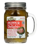 Pepper Delights, Cherry Peppers Stuffed with Prosciutto & Provolone (Norpaco) 14 oz - Parthenon Foods