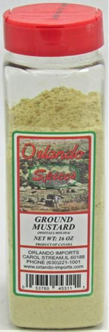 Ground Mustard (Orlando Spices) 16 oz - Parthenon Foods