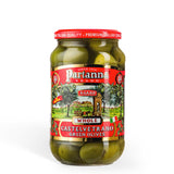 Partanna Whole Castelvetrano Green Olives, DR WT 12 oz (340g) JAR - Parthenon Foods