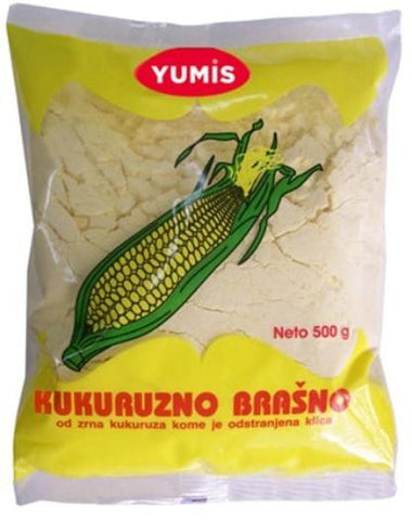 Kukuruzno Brasno, Corn Flour, (Yumis) 500g - Parthenon Foods