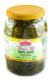 Grape Leaves (Baraka) 2lb Jar, DR.WT. 16 oz (454g) - Parthenon Foods