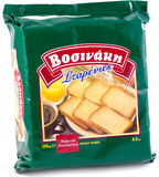 Toast Rusks Wheat (Bosinaki) 250g Green Pack - Parthenon Foods