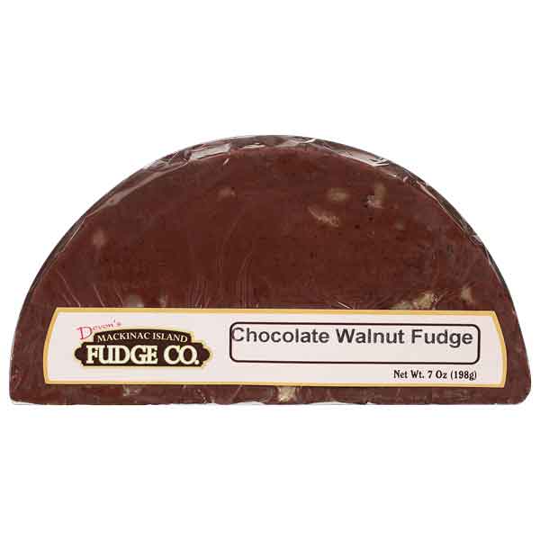 Chocolate Walnut Fudge (Devon's Mackinac Island) 6.5 oz – Parthenon Foods