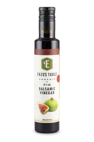 Enzo's Table Organic Fig Balsamic Vinegar, 250 ml (8.5 fl oz) - Parthenon Foods