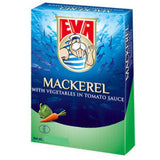 Eva Skusa (Mackerel) with Vegetables in Tomato Sauce, 3.5 oz (100g) - Parthenon Foods