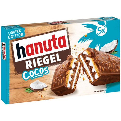 Hanuta Riegel Cocos, 5pk - 172.5g - Parthenon Foods