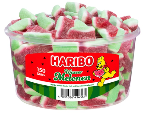 Haribo Wassermelone - Watermelon, Tub - Parthenon Foods