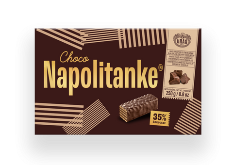 Napolitanke Chocolate Coated, 250g - Parthenon Foods