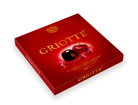 Griotte, (Kras) 204 g, Chocolates Filled with Sour Cherry in alcohol - Parthenon Foods