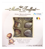 Chocolate Sea Shells -WHITE- (MAÎTRE TRUFFOUT) 8.8 oz (250g) - Parthenon Foods