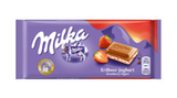 Milka Milk Chocolate Filled with Strawberry and Yogurt, 100g - Parthenon Foods