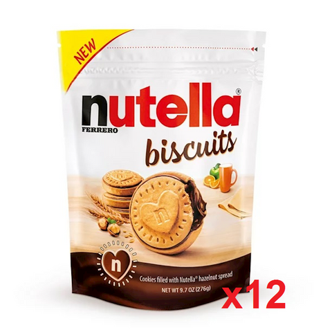 Nutella Biscuits Cookies filled with Nutella Hazelnut Spread, 9.7 OZ