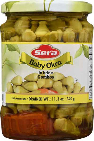 Okra in Brine (Sera) 19.4 oz (550 g) - Parthenon Foods