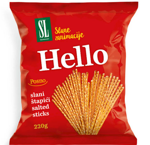 Takovo Hello Salty Sticks, 220g - Parthenon Foods