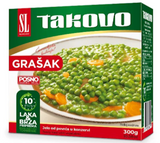 Lenten Green Peas, Posno, (Takovo) 300g Can - Parthenon Foods