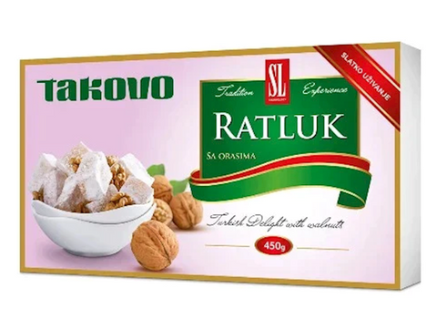 Ratluk Delight with Walnuts (Orah), 450g - Parthenon Foods