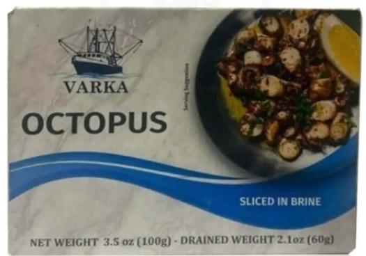 Octopus Sliced in Brine (Varka) 60g – Parthenon Foods