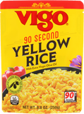 Vigo 90 Second Yellow Rice, 8.8 oz - Parthenon Foods