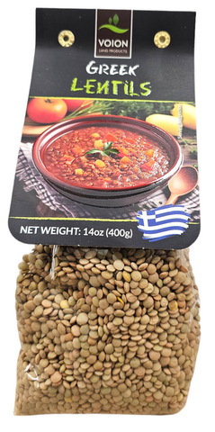 Greek Lentils (Voion) 400g (14 oz) - Parthenon Foods