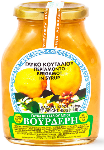 Bergamot in Syrup Preserve (Vourderis) 453g - Parthenon Foods