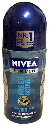 Nivea FRESH Active For Men Roll-On Deodorant, 50ml – Parthenon Foods