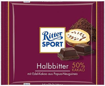 Buy Ritter Sport 50% Dark Chocolate 100g